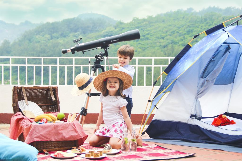 Grand Coloane Resort Makao Dış mekan fotoğraf Camping at the resort